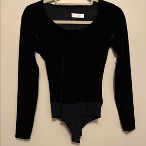 Commando Black Long Sleeve Bodysuit